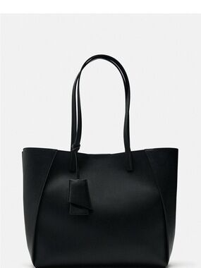Black Compartmentalized Tote Bag - Classic Everyday Carry